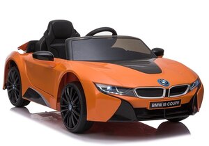 BMW i8 JE1001 licencirani auto na akumulator, narandžasti