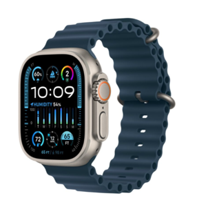 Apple Watch Ultra 2 GPS + Cellular, 49mm Titanium Case with Blue Ocean Band, pametni sat