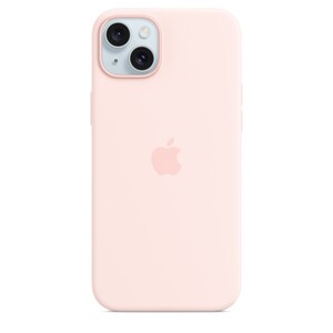 Apple iPhone 15 Plus Silicone Case s MagSafe, Light Pink, maska