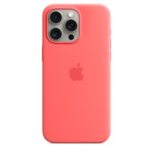 Apple iPhone 15 Pro Max Silicone Case s MagSafe, Guava, maska