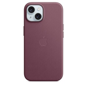 Apple iPhone 15 FineWoven Case s MagSafe, Mulberry, maska
