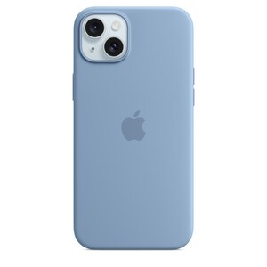 Apple iPhone 15 Plus Silicone Case s MagSafe, Winter Blue, maska