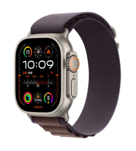 Apple Watch Ultra 2 GPS + Cellular, 49mm Titanium Case with Indigo Alpine Loop - Medium,pametni sat