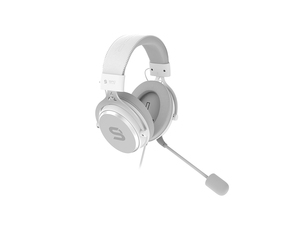 SilentiumPC SPC Gear Viro Onyx White Gaming Headset, High Quality Audio,53 mm dynamic drivers,3.5 mm