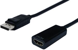 Secomp Cableadapter, v1.2, DP M - HDMI F 0.15m