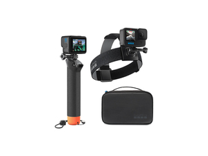 GoPro Adventure Kit 3.0(The Handler, Head Strap 2.0, Compact case, Camera clip mount, Top strap)