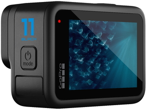 GoPro HERO11 Black, 5.3K60, 27MP Photo, HyperSmooth 5.0, Dual LCD, Webcam Mode, Waterproof 10m