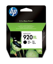 HP 920XL Black Officejet Ink Cartridge, for Officejet 650