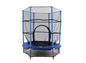 LEGONI trampolin FUN sa zaštitnom mrežom, 140cm, plavi