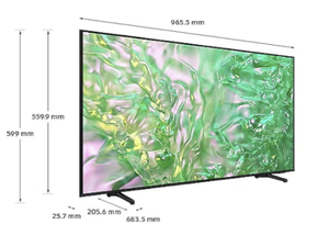 Televizor Samsung UE43DU8072UXXH LED TV 43" ultra HD, smart TV, Dynamic Crystal Color, Air slim, smart remote