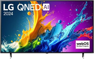 LG QNED AI TV 65QNED80T3A, 4K Ultra HD, Smart TV, WebOS, HDR10 Pro, α5 AI Processor 4K Gen7​, AI Sound Pro, Dimming Pro, Extremely slim design, Magic remote **MODEL 2024**