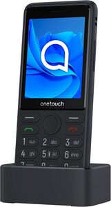 TCL 4022s onetouch mobilni telefon, Large buttons, SOS button, charging dock, black