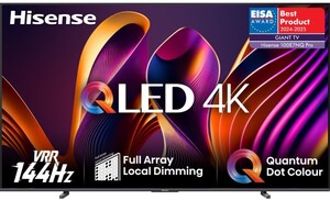 Hisense QLED TV 100" 100E7NQ PRO, 4K Ultra HD, Smart TV, VIDAA OS, Quantum Dot tehnologija, HGL tehnologija, Dolby Vision IQ, HDR, HDR 10, HDR10+