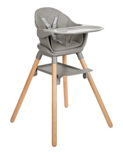 Kikka Boo hranilica 6u1 Woody Grey 2024