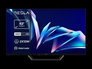 Tesla 43E365BF LED TV 43" full HD, Hotel mode, HDMI x 3, USB x 2, DVB-T2/C/S2