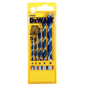 DEWALT 5-dijelni set svrdla za drvo - DT4535