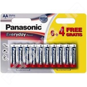 PANASONIC baterije LR6EPS/10BW 6+4F Alkal. Everyday Power