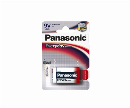 PANASONIC baterije 6LF22EPS/1BP Alkaline Everyday Power
