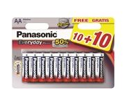 PANASONIC baterije LR6EPS/20BW 10+10F