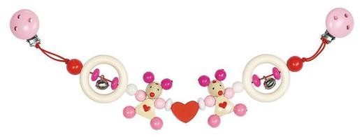 Igračka za kolica Miš - rozi