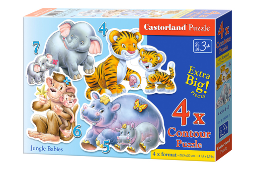 Puzzle Castroland 4 slike 4-5-6-7 djelova