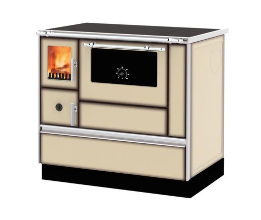 Alfa šporet na drva 90 DOMINANT desni Cappuccino