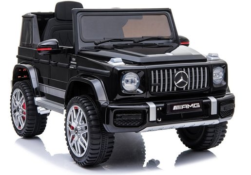 Licencirani Mercedes G63 AMG crni lakirani - auto na akumulator