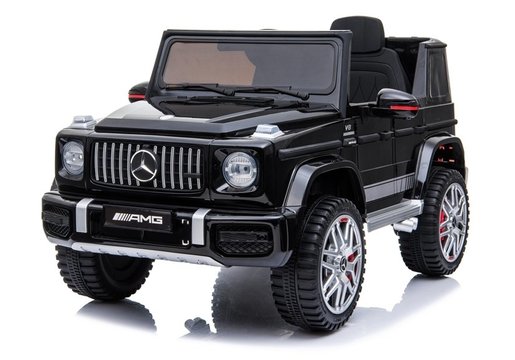 Licencirani Mercedes G63 AMG crni lakirani - auto na akumulator