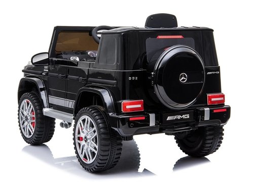 Licencirani Mercedes G63 AMG crni lakirani - auto na akumulator