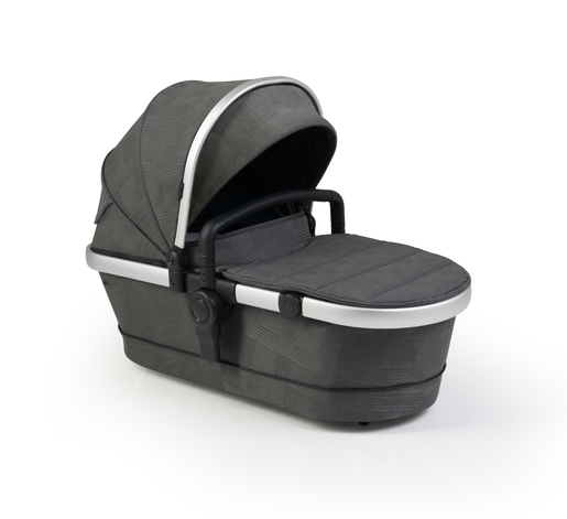 iCandy Peach kolica, Satin Dark Grey Check Combo, mat sivi okvir