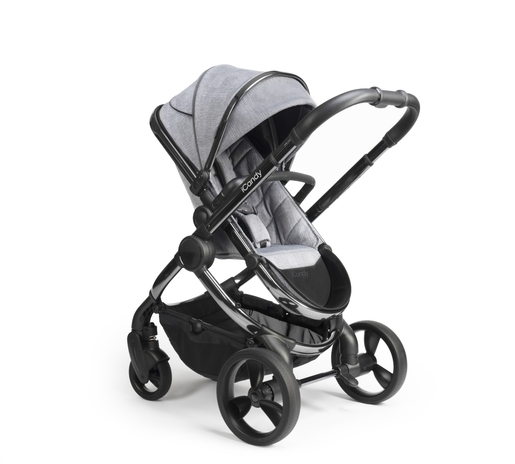 iCandy Peach kolica, Phantom Light Grey Check, crni okvir