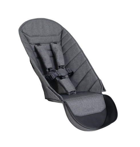 iCandy Peach kolica, Phantom Dark Grey Twill,crno podvozje