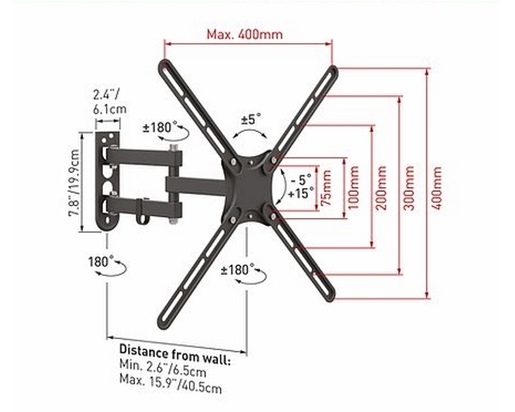 BARKAN E3433 LCD TV zidni nosač do 65"
