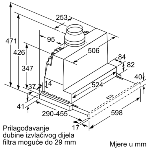 Bosch aspirator DFR067A50