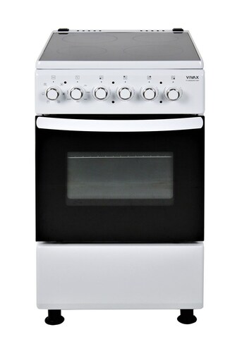 Vivax šporet FC-04502VCF WH + aparat za kafu + Tefal tiganj 30cm