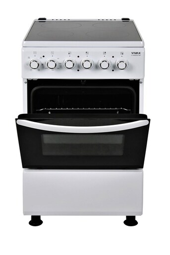 Vivax šporet FC-04502VCF WH + aparat za kafu + Tefal tiganj 30cm