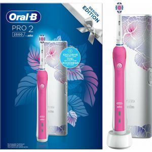Oral-B električna četkica za zube Pro 2 2500 pink + Futrola