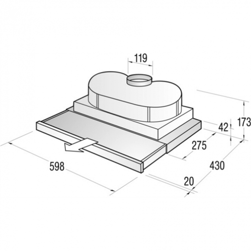 Gorenje aspirator DF6116E