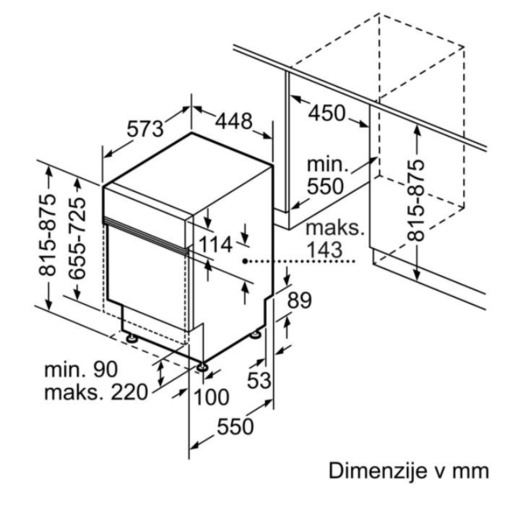 Bosch ugradna mašina za suđe SPI2HKS59E