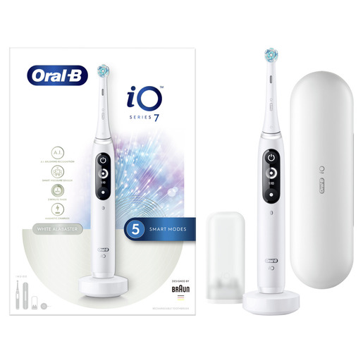 Oral-B električna četkica za zube iO Series 7 White Alabaster