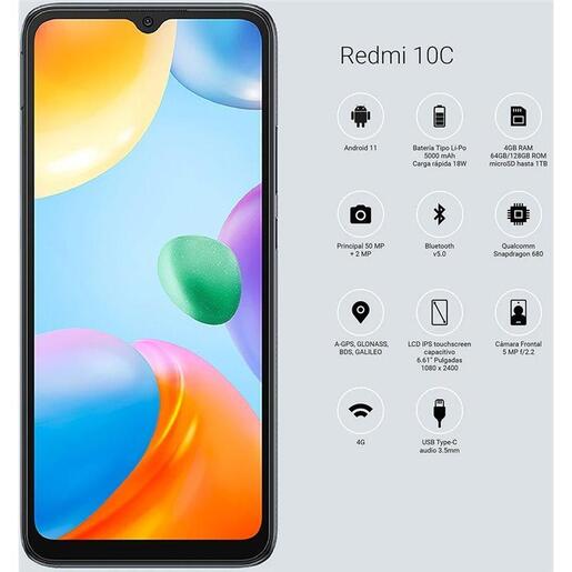Mobilni telefon Xiaomi Redmi 10C 4/64GB Graphite Gray
