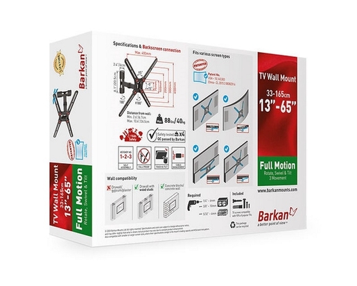 BARKAN BM331 TV zidni nosač od 13"do 65"