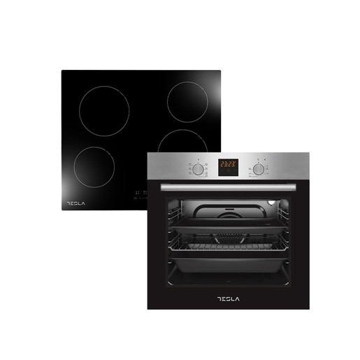 Tesla ugradni set: rerna BO800SX+ploča HV6400TB