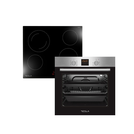 Tesla ugradni set: rerna BO800SX+ploča HV6410TB