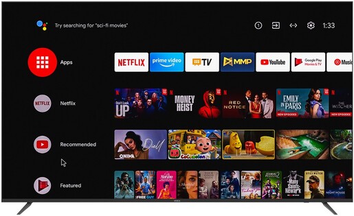 VIVAX Imago LED TV 75UHD10K, 4K Ultra HD, Android Smart TV, Dolby Digital, HDR10