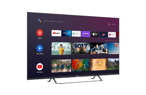 TESLA LED TV 40E635BFS Frameless, Full HD, Smart TV, Android TV, Chromecast, DVB-T/T2/C/S/S2