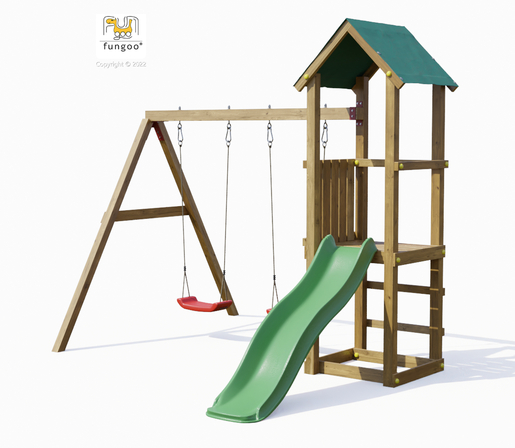 Fungoo drveno dječje igralište Set LUCAS