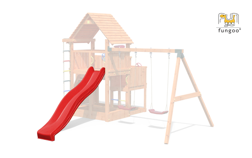 Fungoo tobogan 2.9 m - crveni