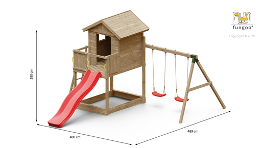 Fungoo drveno dječje igralište GALAXY S set