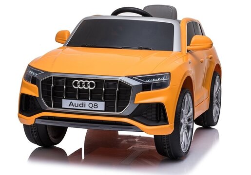 Audi Q8 licencirani auto na akumulator, žuti